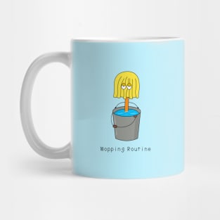 mop and a bucket Mug